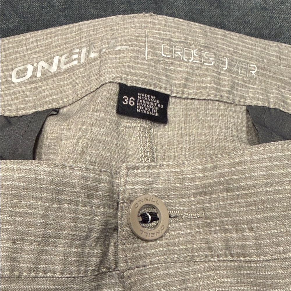 Gray/Khaki Men's Shorts - Picture 5 of 6